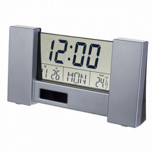 Часы-будильник Perfeo "City", время, температура, дата (silver)