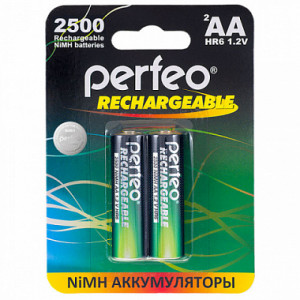 Аккумулятор Perfeo AA 2500mAh/2BL