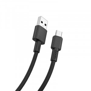 Кабель USB - Type-C HOCO X29 Superior, 1.0м, круглый, 2.0A, силикон, цвет: чёрный