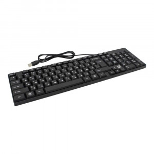 Клавиатура DEFENDER Accent SB-720, черн., USB, классич, мембран, 1,25м