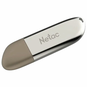 Флеш-накопитель USB 3.0  128GB  Netac  U352  серебро