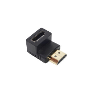 Переходник H64 HDMI M/F 90° (black)