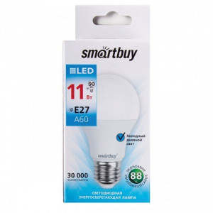 Лампа светодиодная SMARTBUY A60 11Вт 220V 4000K E27 (нейтральный свет)