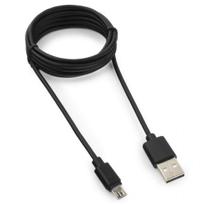 Кабель USB 2.0 AM-microBM, пакет 20 шт черный, 1 м