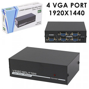 Разветлитель VGA-2004 Splitter 1x4 4Port (black)