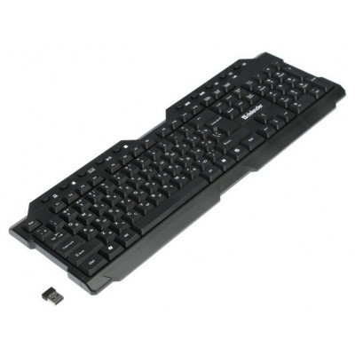 Клавиатура Defender Element HB-195 RU, беспроводная, черный,мультимедиа