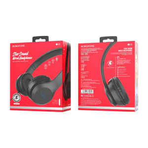 Стерео гарнитура Borofone BO5 Star sound wired headphones (Black)