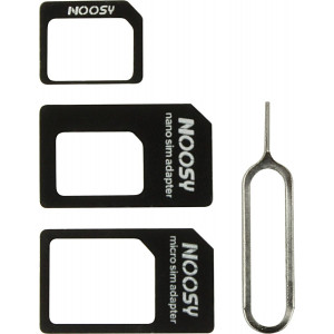 Набор переходников для SIM карт (Noosy) (black)