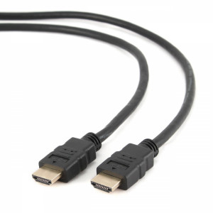 Кабель HDMI резиновый 1.4V 1m (black)