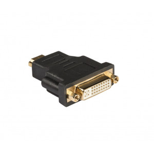 Переходник PERFEO HDMI A розетка - DVI-D вилка (A7004) (black)