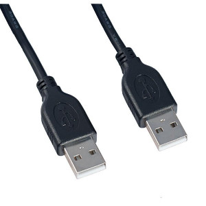 Кабель соединительный PERFEO USB2.0 A вилка - А вилка, длина 1,8 м. (black)