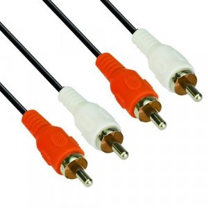 Кабель соединительный 2rca(M) - 2rca(M) Telecom 3m (black)