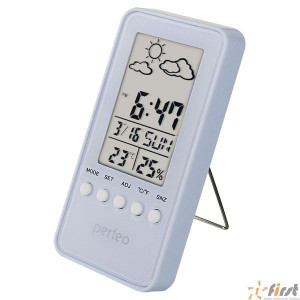 Часы-метеостанция Perfeo Window время, температура, влажность, дата (white)