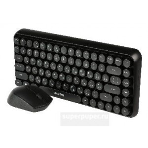 Комплект клавиатура+мышь мультимедийный Smartbuy 626376AG черный (SBC-626376AG-K)