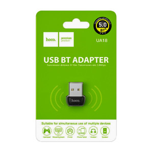 Bluetooth USB адаптер HOCO UA18 (черный)