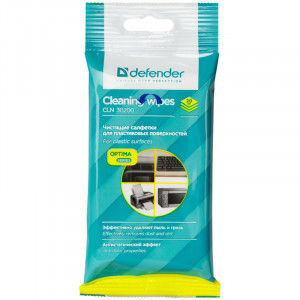 Салфетки DEFENDER универсальные, влажные в мягкой упаковке 20 шт. (CLN30200)