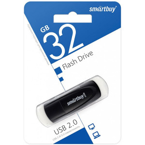 Флеш-накопитель USB  32GB  Smart Buy  Scout  чёрный
