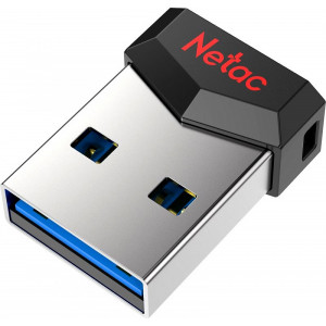 Флеш-накопитель USB  32GB  Netac  UM81  Ultra  чёрный  металл