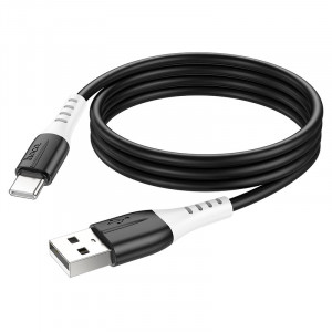 USB кабель Hoco X82 Type-C силиконовый, 1м (black)
