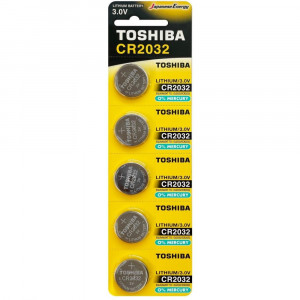Элемент питания Toshiba CR2016, 3В (упаковка 5шт)