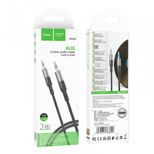 AUX кабель Hoco UPA23 Audio, 1м (metal gray)