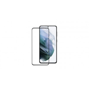 Защитное стекло Weva для Samsung S22 Plus Anti-static полный клей (black)