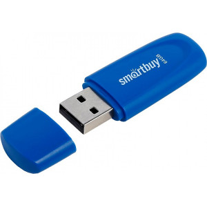 Флеш-накопитель USB  8GB  Smart Buy  Scout  синий