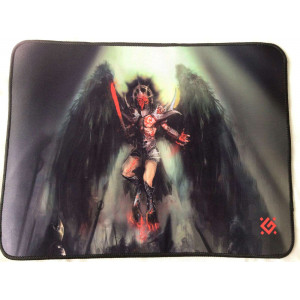 Коврик DEFENDER Angel of Death M, ткань+резина, игровой, 360x270x3 мм