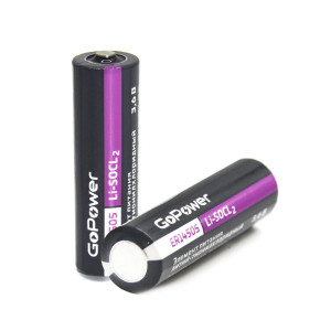 Батарейка GoPower ER14505 PC1 Li-SOCl2 3.6V 2600mAh без выводов