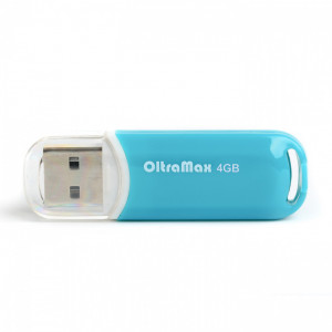 Флеш-накопитель USB  4GB  OltraMax  230  стальной синий