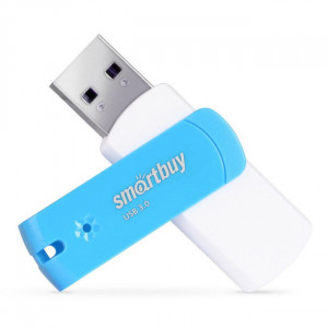 Флеш-накопитель USB 3.0  128GB  Smart Buy  Diamond  синий