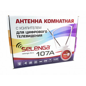 Антенна  SELENGA 107A, комнатная, активная