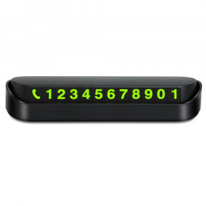 Автомобильная табличка для номера телефона цифры на магните (black)